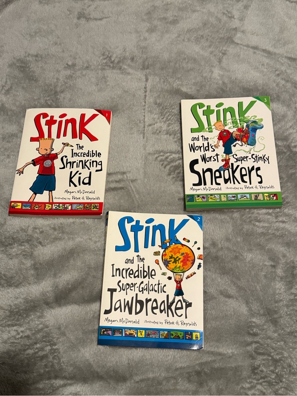 Stink Books 1-3 by Megan McDonald Paperback Book Set